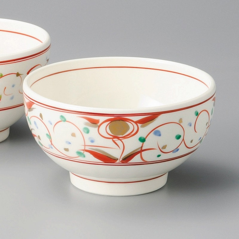金正陶器 赤絵華紋5.5丼 1個(ご注文単位1個)【直送品】