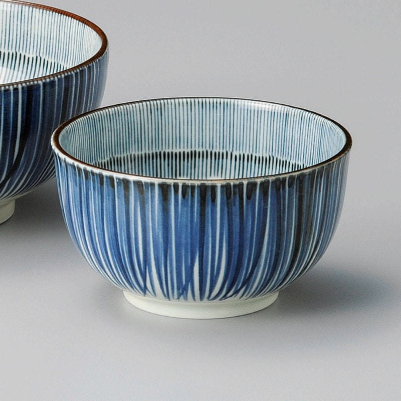 金正陶器 古染細十草軽量5.0丼 1個(ご注文単位1個)【直送品】
