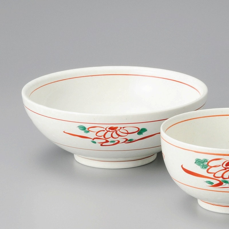 金正陶器 手描赤絵万暦麺鉢 1個(ご注文単位1個)【直送品】