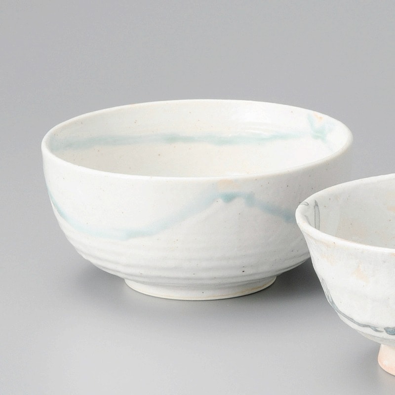 金正陶器 志野流し6.0丸丼 1個(ご注文単位1個)【直送品】