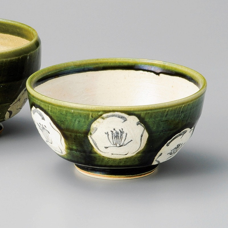 金正陶器 織部牡丹5.5丼 1個(ご注文単位1個)【直送品】