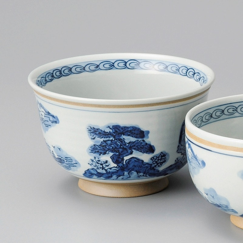 金正陶器 古染山水反大鉢5.5 1個(ご注文単位1個)【直送品】