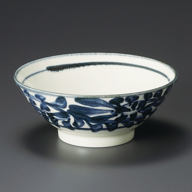 金正陶器 藍唐草6.5そば丼 1個(ご注文単位1個)【直送品】