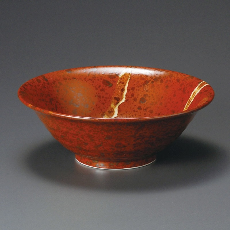 金正陶器 あやとり(赤)7.0反和丼 1個(ご注文単位1個)【直送品】