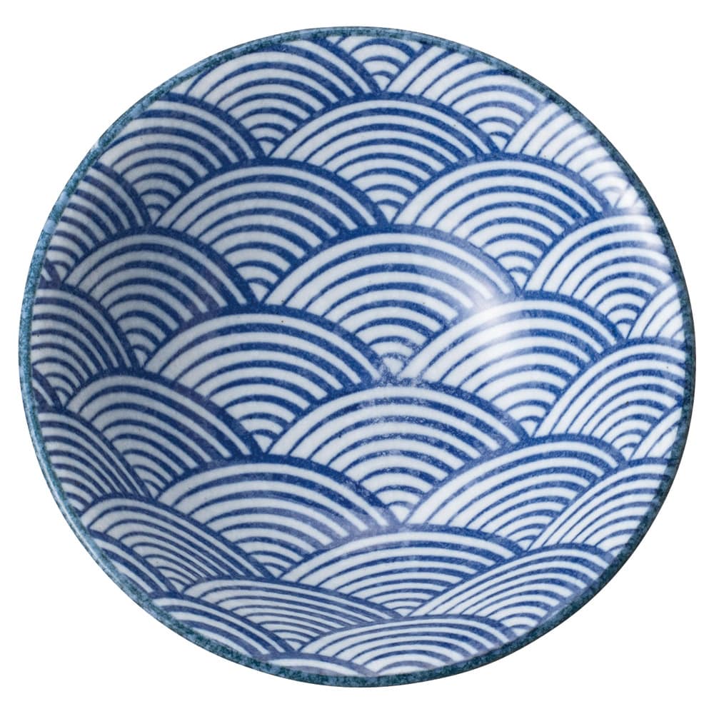 金正陶器 白雪青海波6.3反和丼 1個（ご注文単位1個）【直送品】