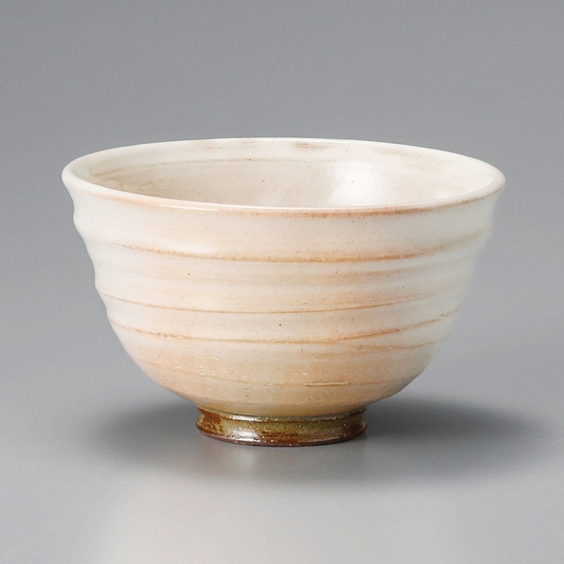 金正陶器 手造粉引4.3蓋丼身丈 1個(ご注文単位1個)【直送品】