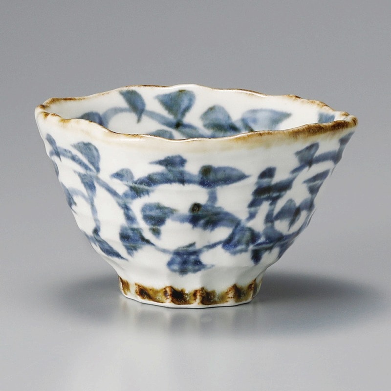 金正陶器 たこ唐草4.5三ツ押丼 1個(ご注文単位1個)【直送品】