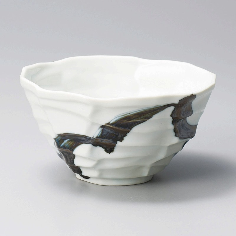 金正陶器 染付呉須刷毛八角小丼 1個(ご注文単位1個)【直送品】