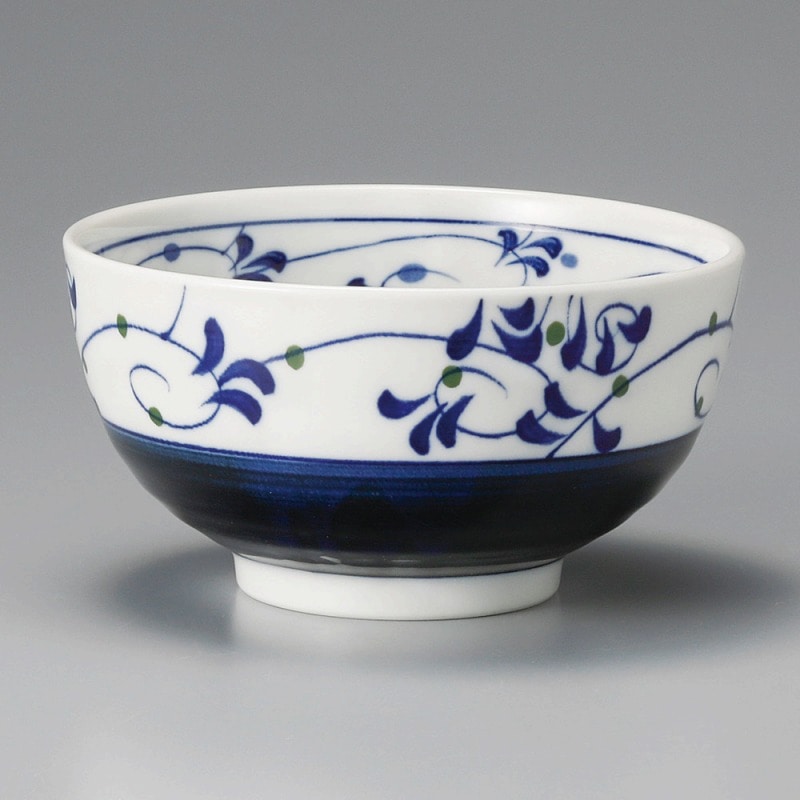 金正陶器 土岐唐草青5.0丼 1個(ご注文単位1個)【直送品】