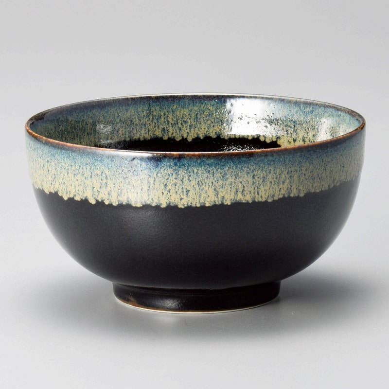 金正陶器 天目白流しお好み丼(大) 1個(ご注文単位1個)【直送品】