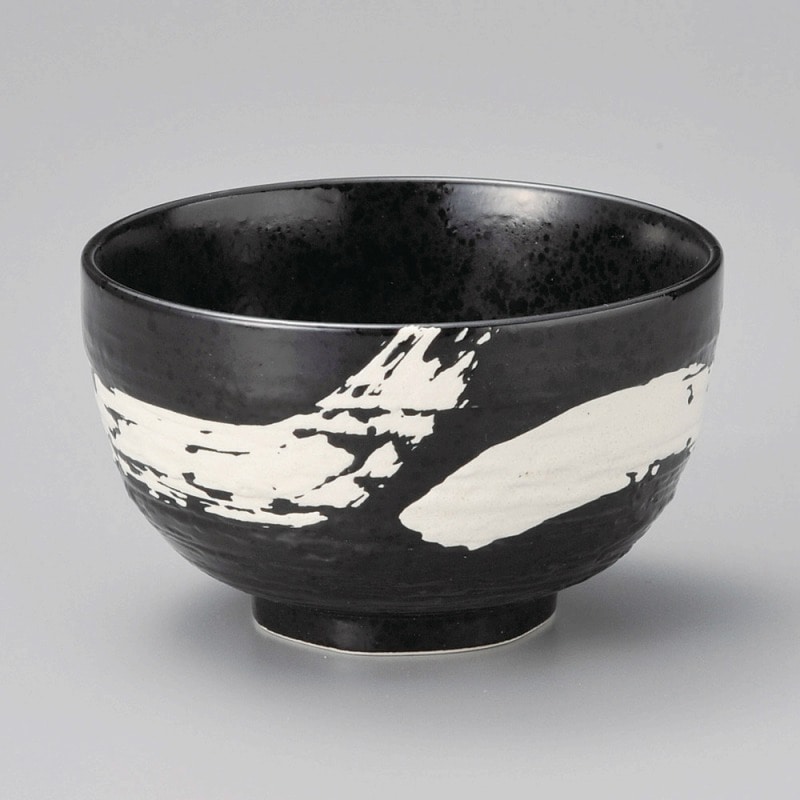 金正陶器 極刷毛黒ロクロ目4.5丼 1個(ご注文単位1個)【直送品】