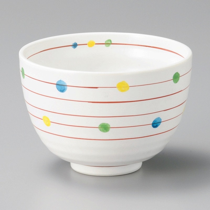金正陶器 三色水玉小丼 1個(ご注文単位1個)【直送品】