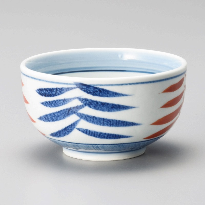 金正陶器 赤絵八の字多用丼(小) 1個(ご注文単位1個)【直送品】