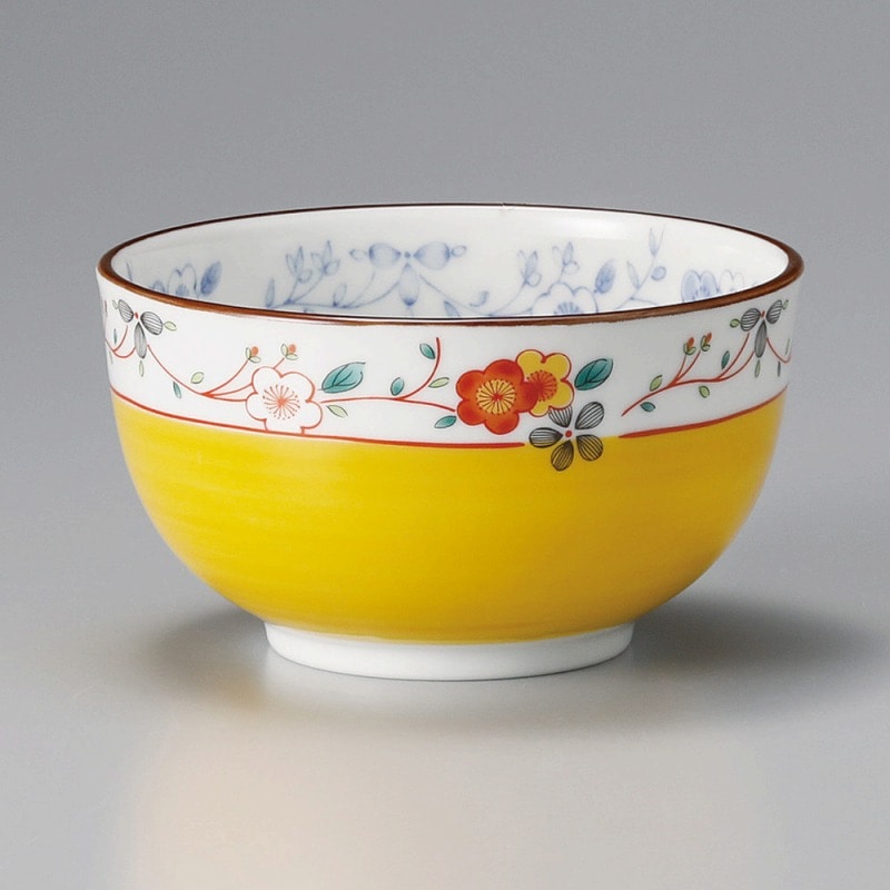 金正陶器 黄彩小梅4.0軽量丼 1個(ご注文単位1個)【直送品】