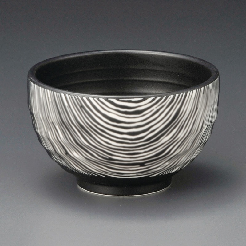 金正陶器 ゼブラブラック小丼 1個(ご注文単位1個)【直送品】