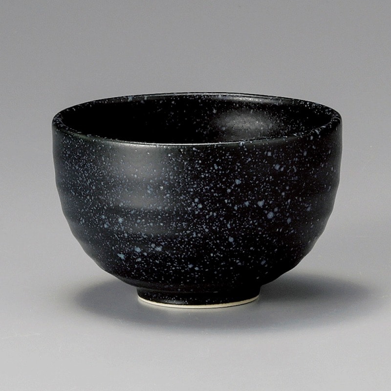 金正陶器 黒銀いっぷく碗 1個(ご注文単位1個)【直送品】