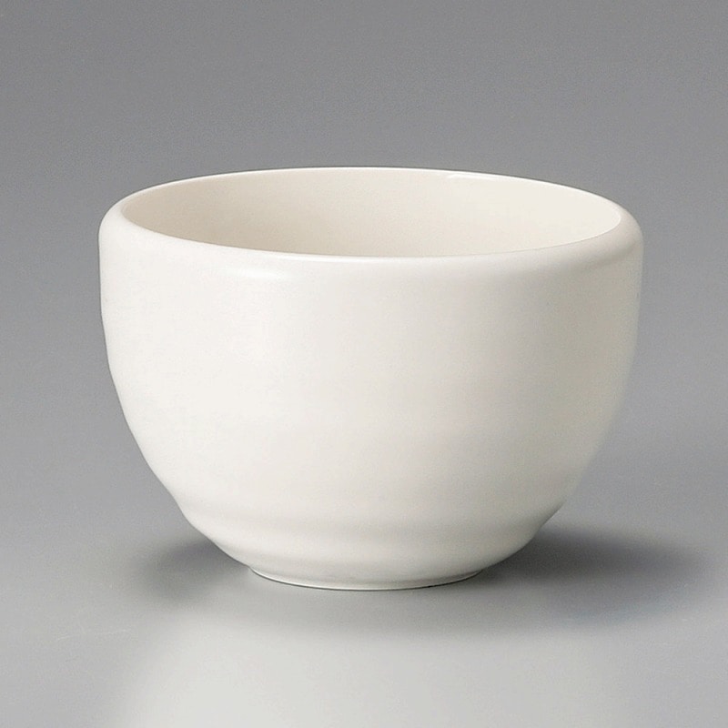 金正陶器 白釉コロコロ碗 1個(ご注文単位1個)【直送品】