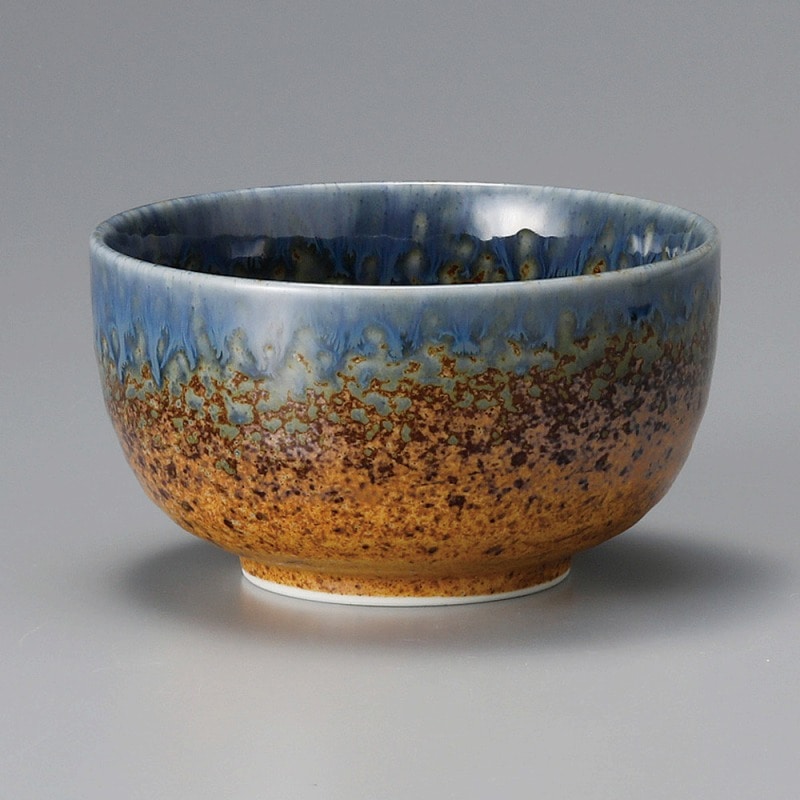 金正陶器 砂地藍流し多用碗(小) 1個(ご注文単位1個)【直送品】
