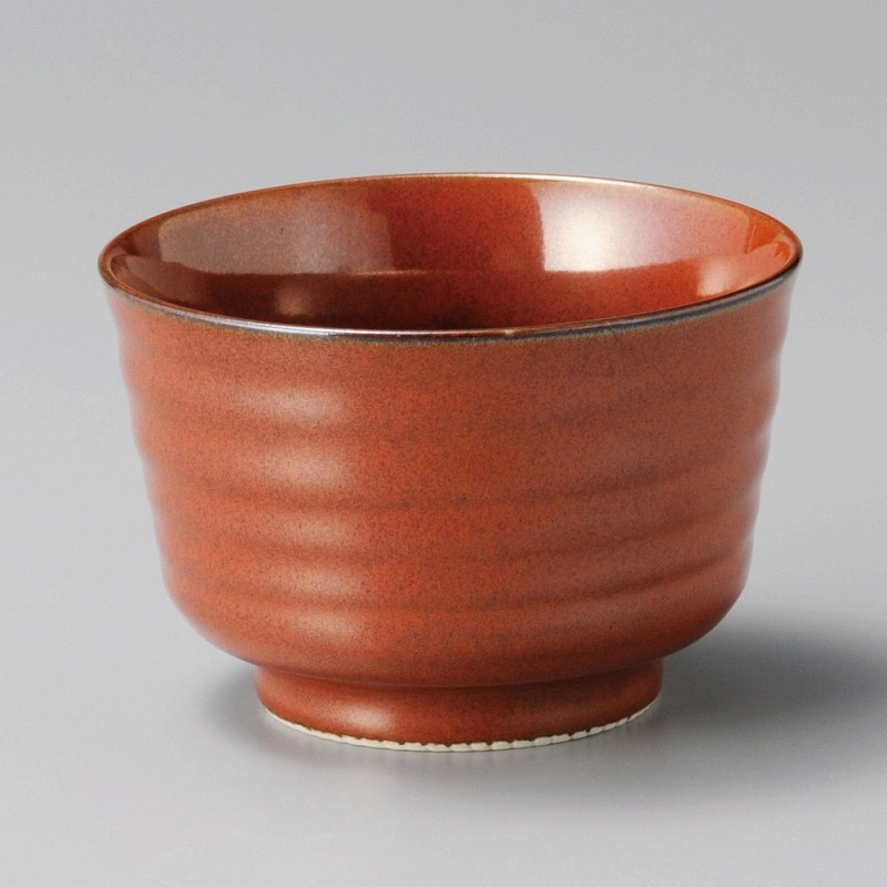 金正陶器 鉄赤茶漬碗 1個(ご注文単位1個)【直送品】