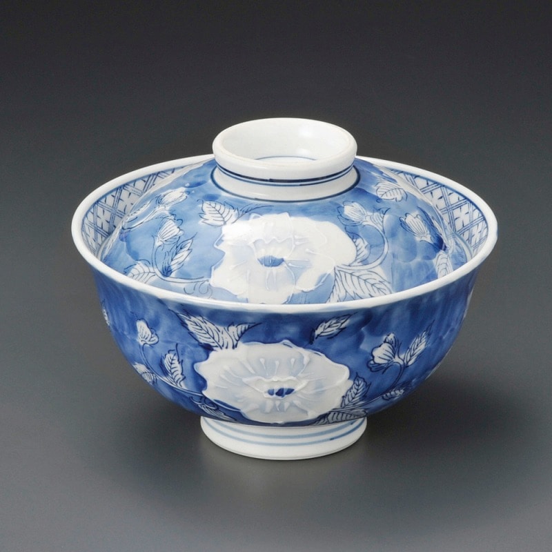 金正陶器 一珍牡丹蓋丼 1個(ご注文単位1個)【直送品】