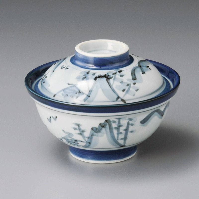 金正陶器 外山水蓋丼 1個(ご注文単位1個)【直送品】