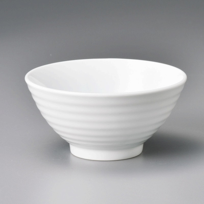 金正陶器 白磁千段飯丼 1個(ご注文単位1個)【直送品】