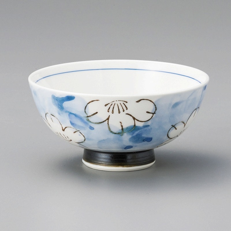 金正陶器 かすみ梅(青)中平 1個(ご注文単位1個)【直送品】