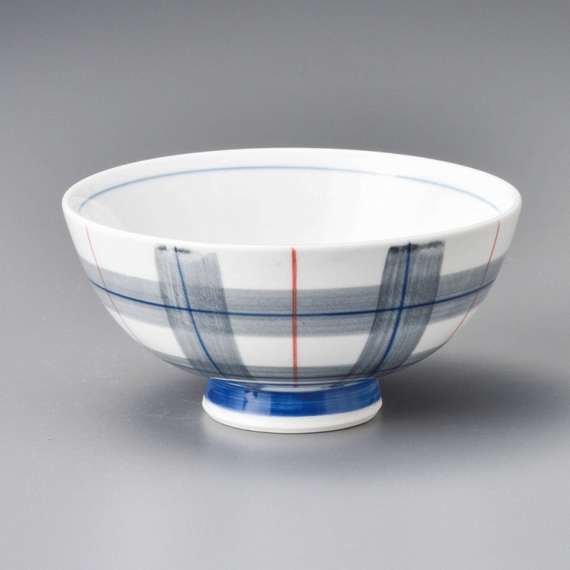 金正陶器 チェック飯碗 1個(ご注文単位1個)【直送品】