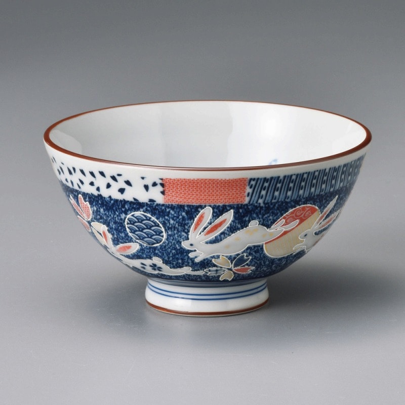 金正陶器 花ゆめうさぎ大平 1個(ご注文単位1個)【直送品】