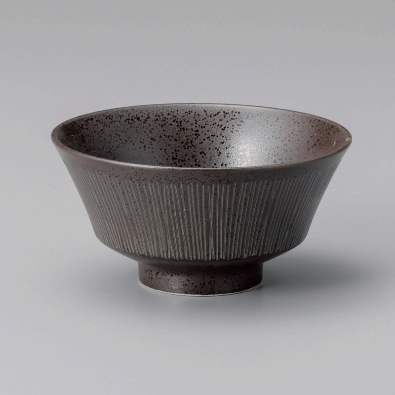 金正陶器 ノワール反型茶碗 1個(ご注文単位1個)【直送品】
