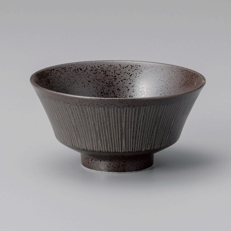 金正陶器 ノワール反型4.0丼 1個(ご注文単位1個)【直送品】