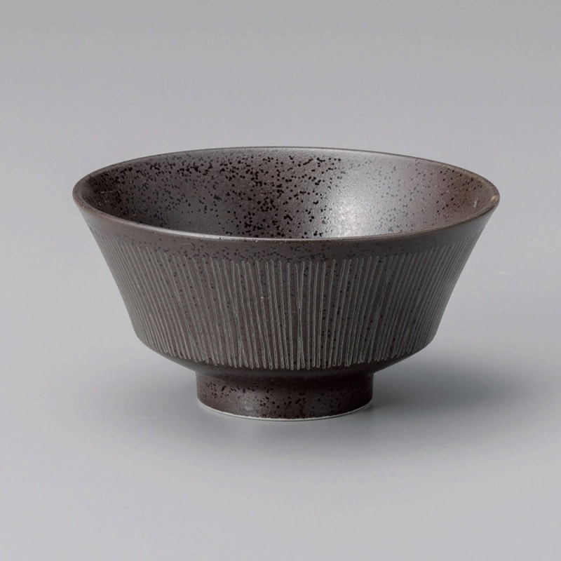 金正陶器 ノワール反型5.0丼 1個(ご注文単位1個)【直送品】