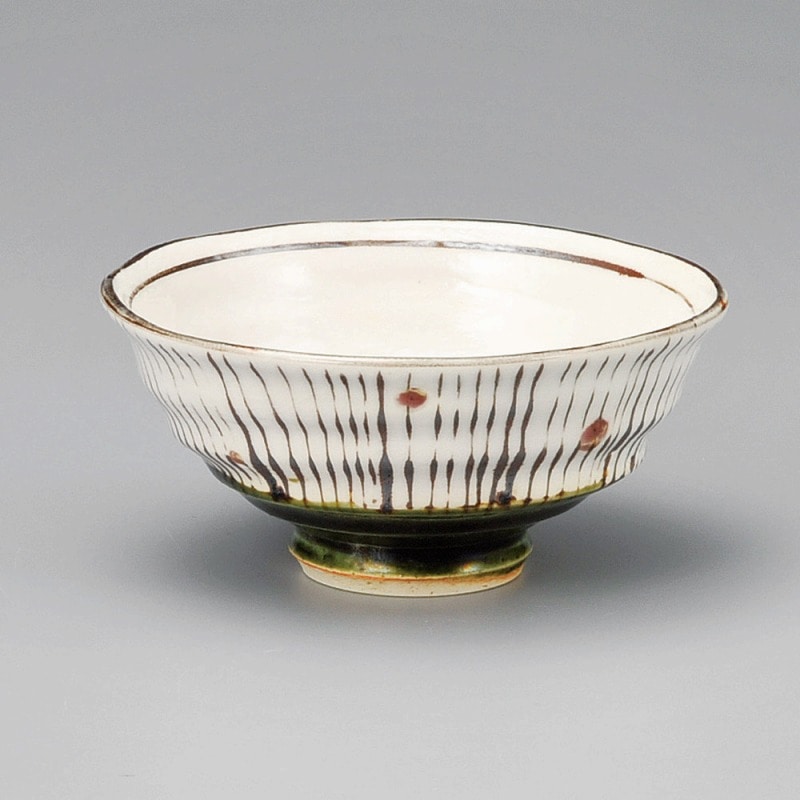 金正陶器 織部十草飯碗(小) 1個(ご注文単位1個)【直送品】