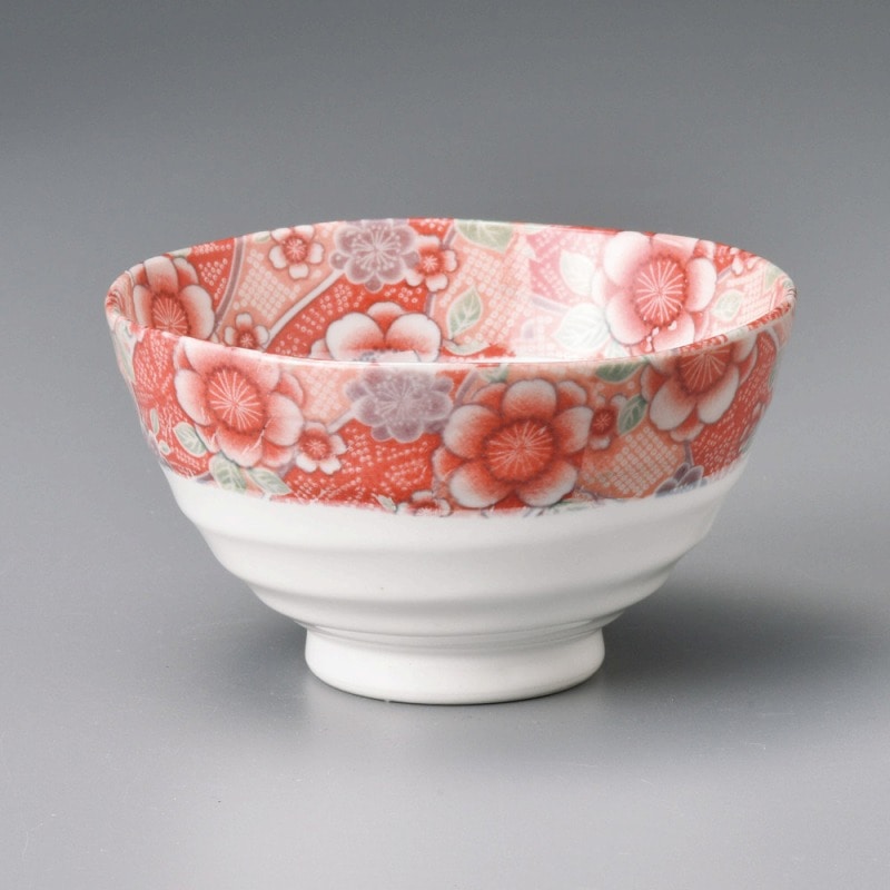 金正陶器 紅染白大平 1個(ご注文単位1個)【直送品】
