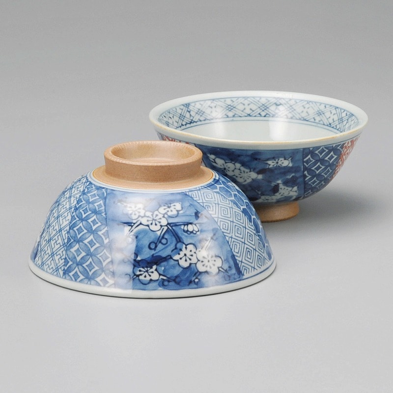 金正陶器 祥瑞花大平(青) 1個(ご注文単位1個)【直送品】