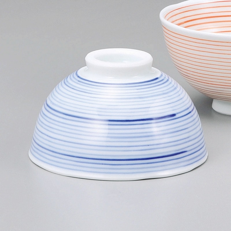 金正陶器 紺千筋飯碗小 1個(ご注文単位1個)【直送品】