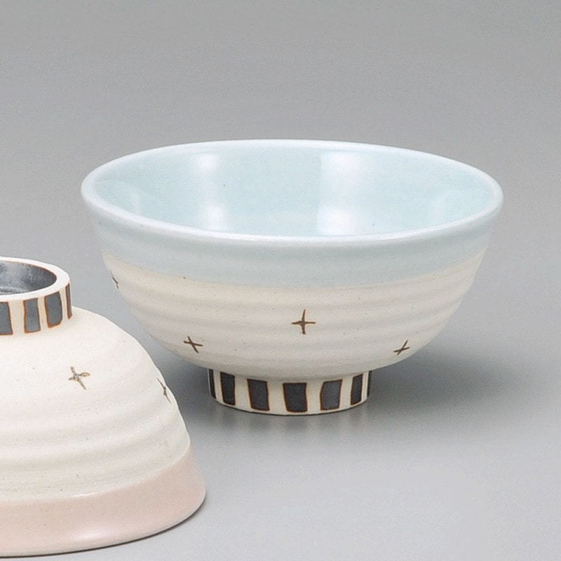 金正陶器 春花飯碗(ブルー) 1個(ご注文単位1個)【直送品】