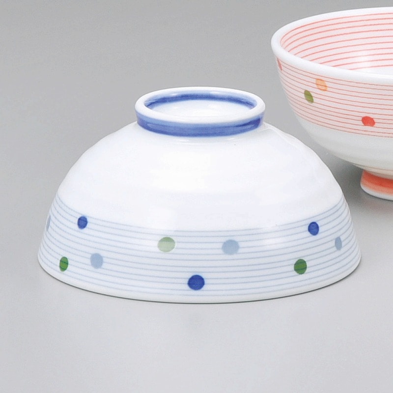 金正陶器 スターライン健康軽量茶碗青 1個(ご注文単位1個)【直送品】