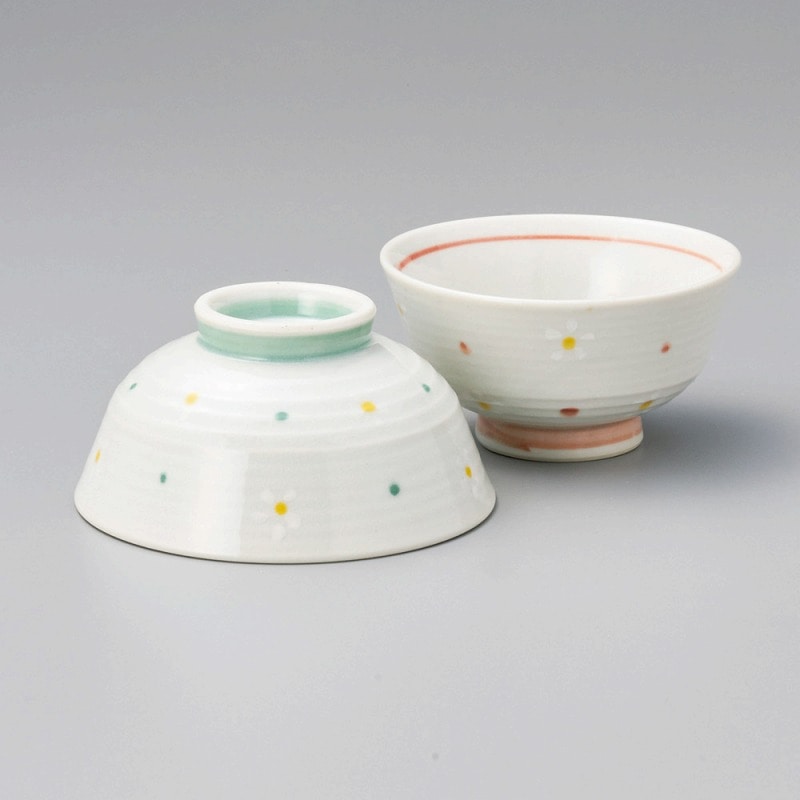 金正陶器 雪小花飯碗(小) 1個(ご注文単位1個)【直送品】