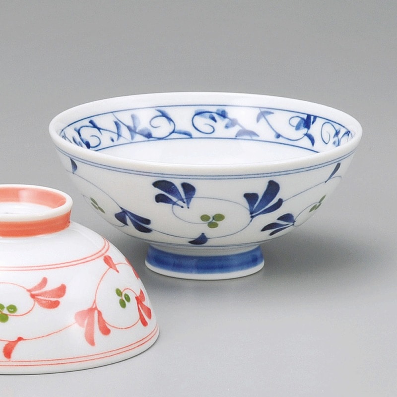 金正陶器 内外栄唐草青茶碗(大) 1個(ご注文単位1個)【直送品】