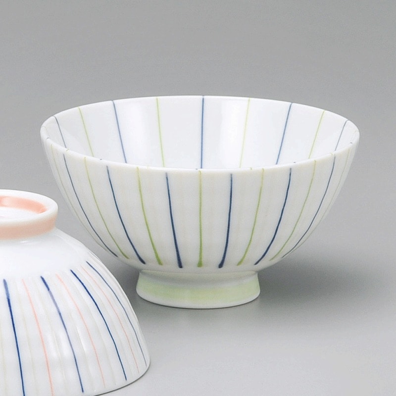 金正陶器 内外撥水十草青茶碗(大) 1個(ご注文単位1個)【直送品】