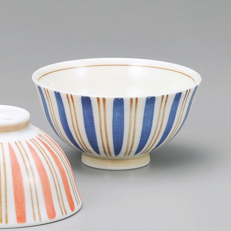 金正陶器 ツイン十草青中平茶碗 1個(ご注文単位1個)【直送品】