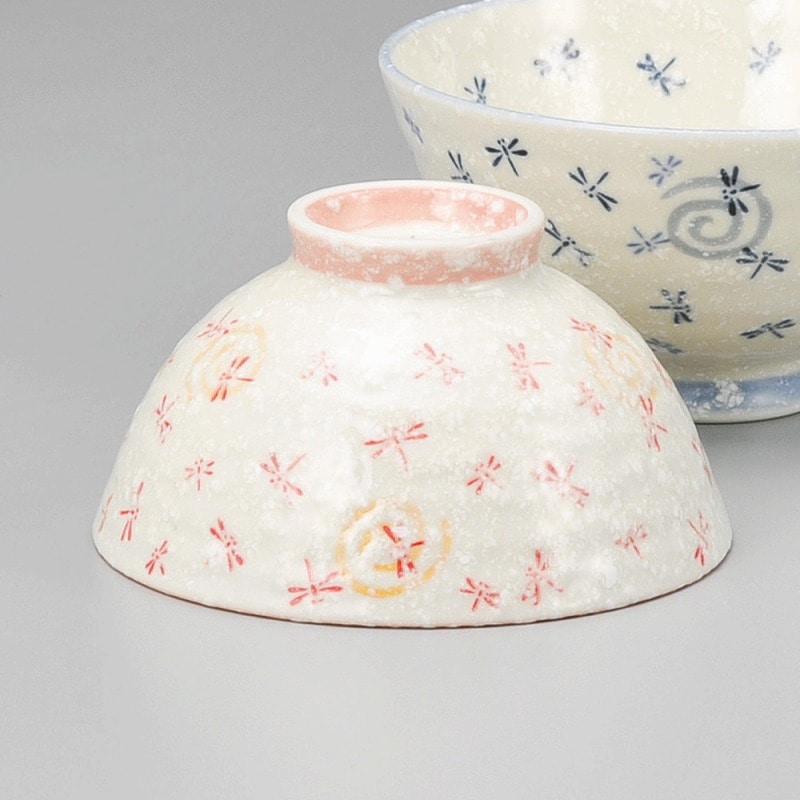 金正陶器 粉雪トンボ中平(赤) 1個(ご注文単位1個)【直送品】