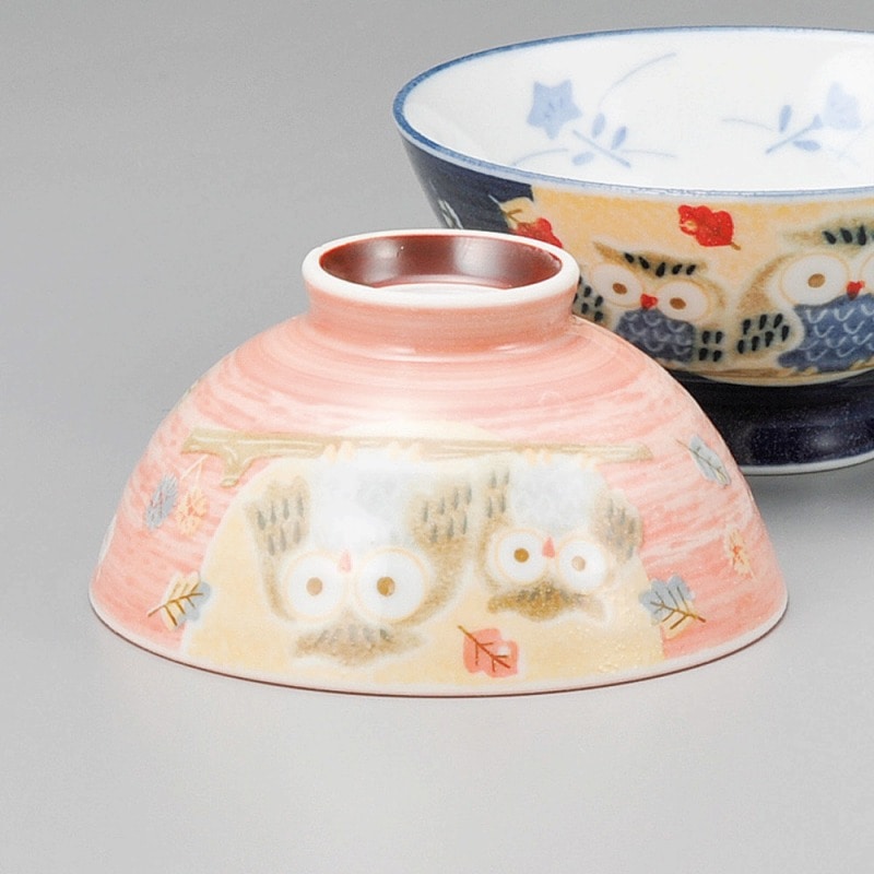 金正陶器 ふくろう中平(赤) 1個(ご注文単位1個)【直送品】