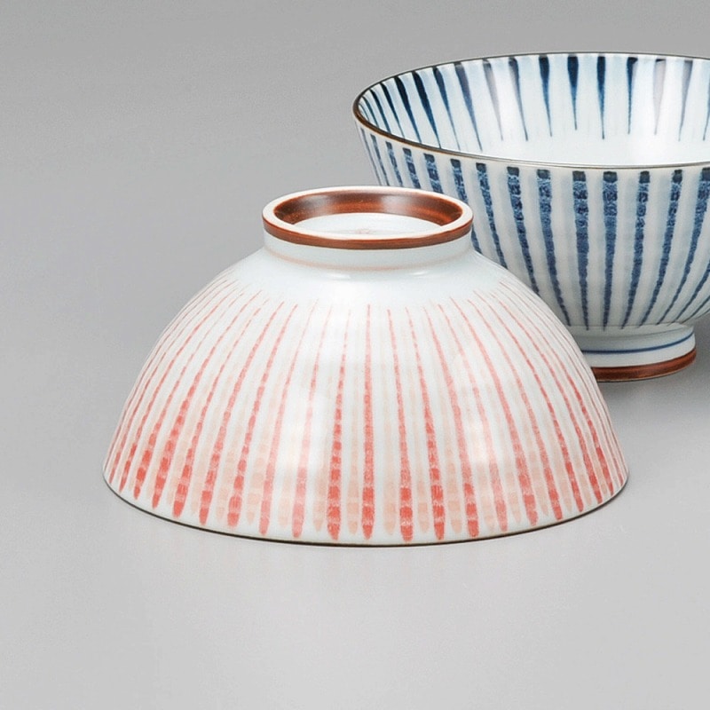 金正陶器 波紋(赤)中平 1個(ご注文単位1個)【直送品】
