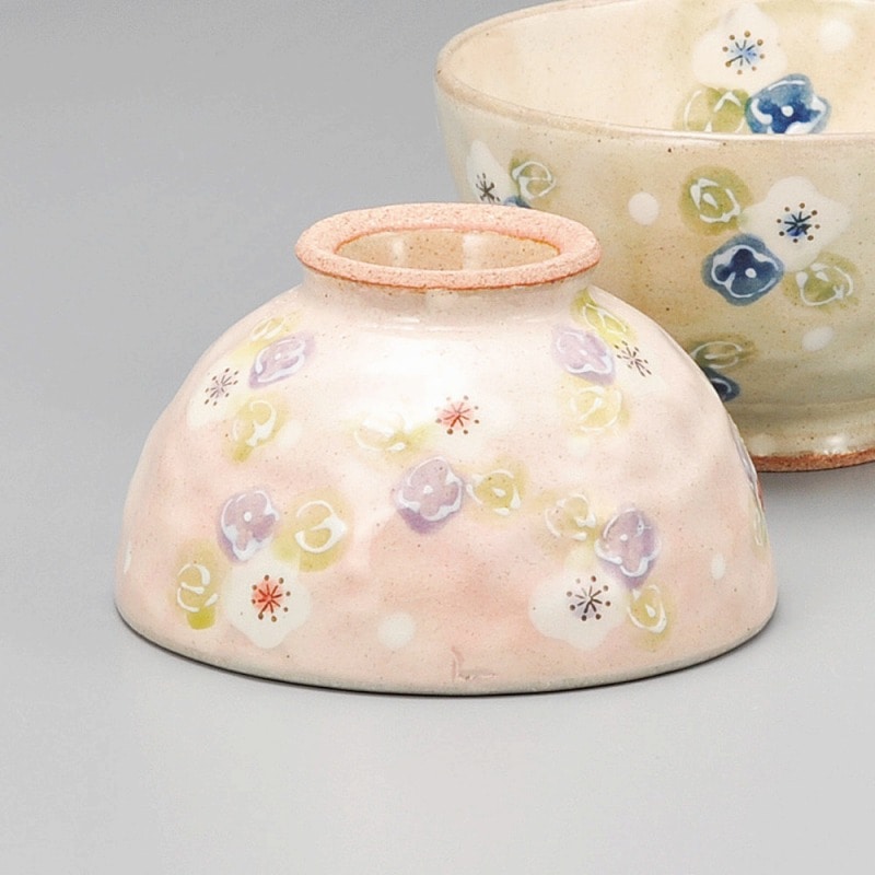 金正陶器 花友禅ピンク中平 1個(ご注文単位1個)【直送品】