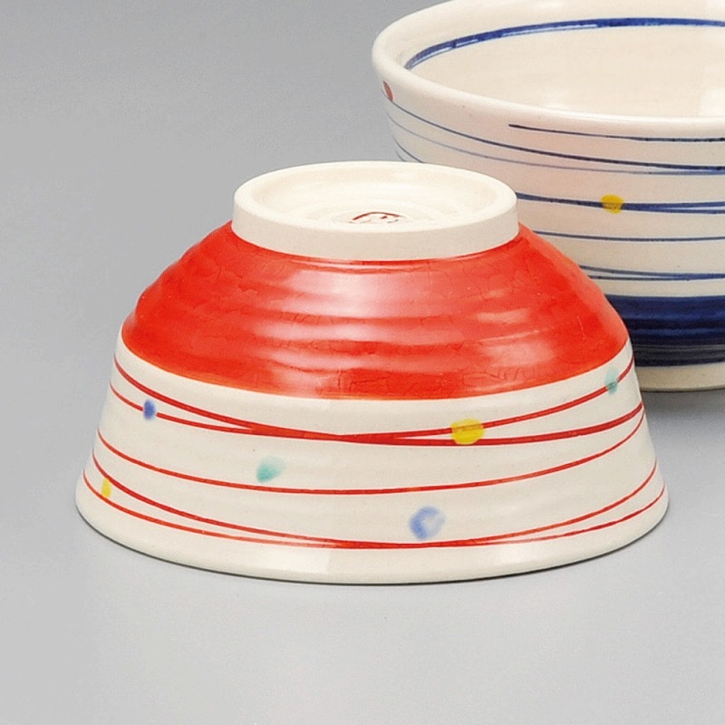 金正陶器 乱点中平(赤) 1個(ご注文単位1個)【直送品】