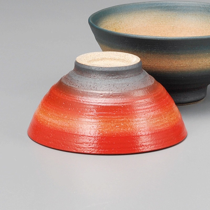金正陶器 彩赤中平 1個(ご注文単位1個)【直送品】