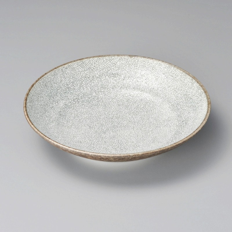 金正陶器 郷巻きかいらぎミツワ7.5麺皿 1個(ご注文単位1個)【直送品】