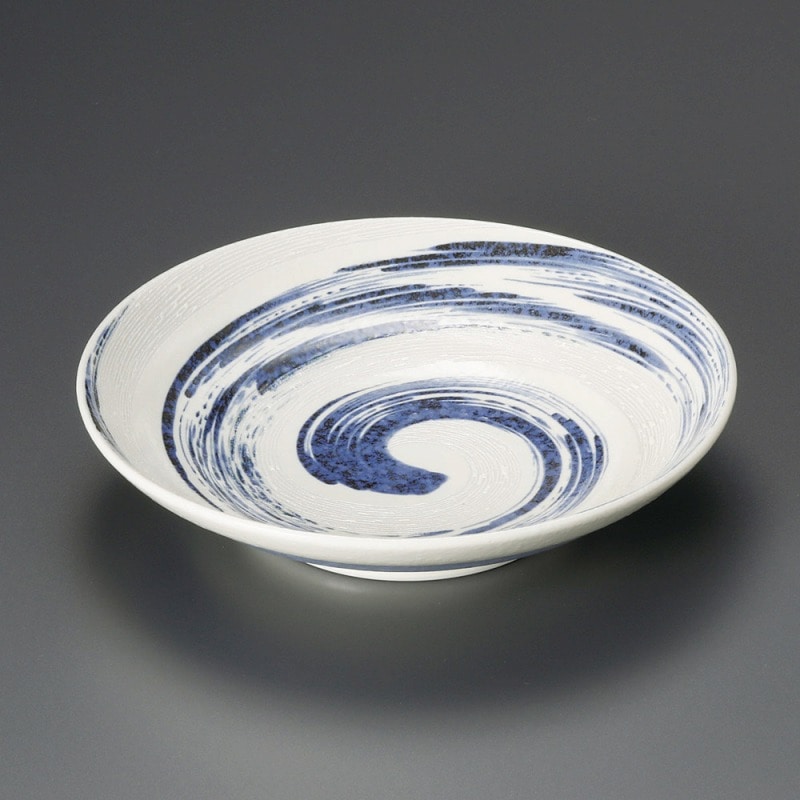 金正陶器 粉引清流7.5麺皿 1個(ご注文単位1個)【直送品】